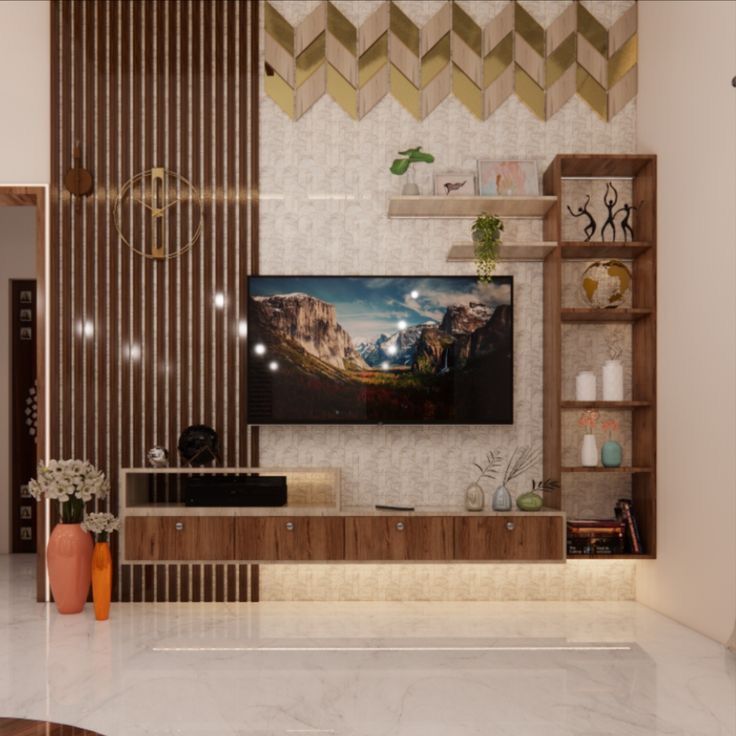 Creative TV Unit Wall Panels in Chennai image 5