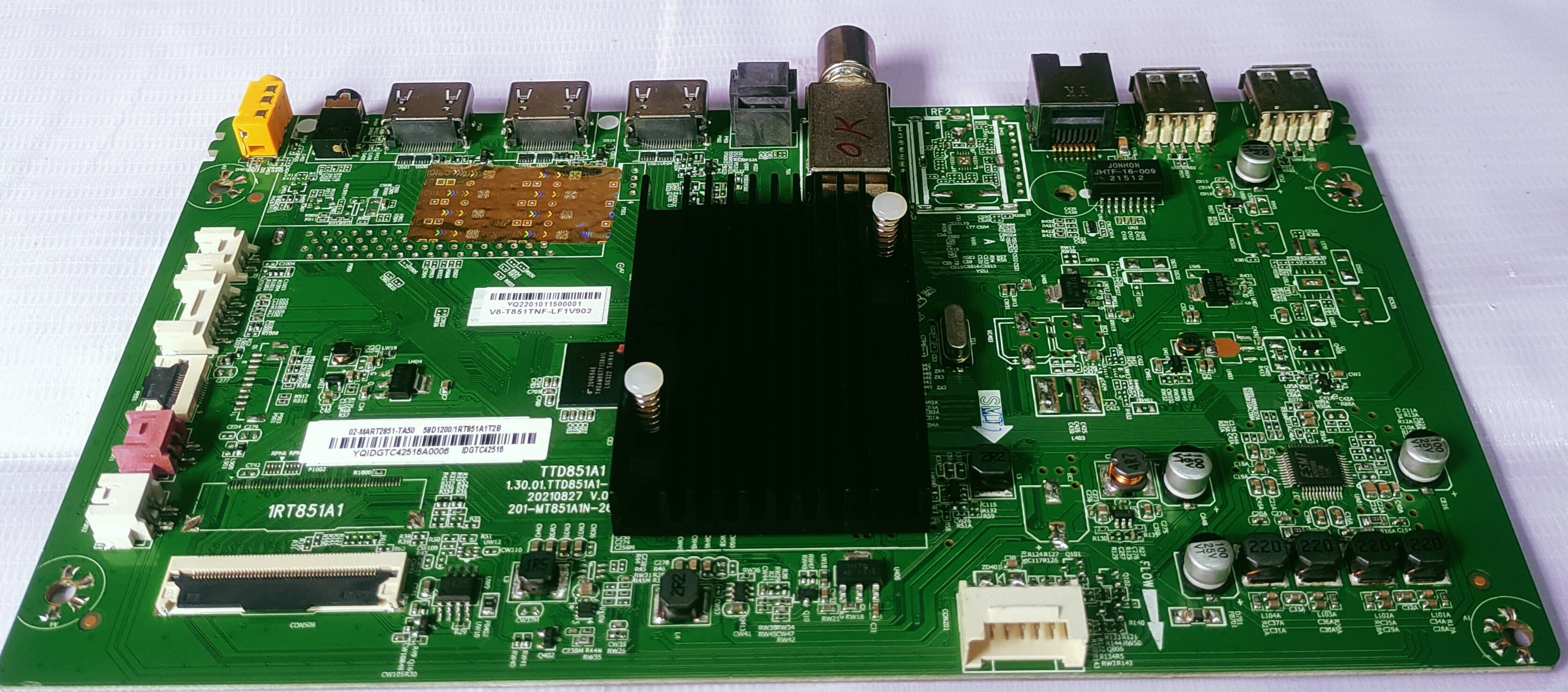 LLOYD 4K 58US900C ANDROID MOTHER BOARD, LED BOARD #wb33 image 4