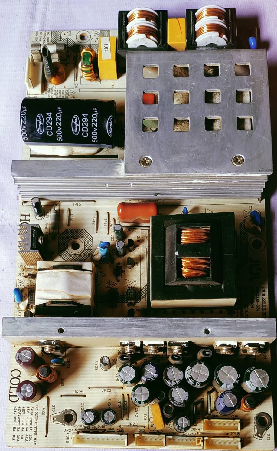 SANSUI LCDTV54090XH-M POWER SUPPLY BOARD,SMPS BOARD ,#wb41  image 4