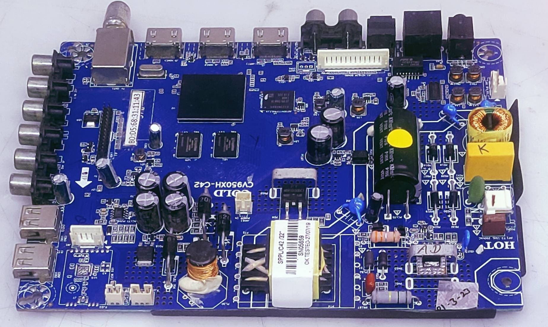 KODAK 32" FHD ANDROID MOTHER BOARD NUMBER CV950XH-C42 image 3