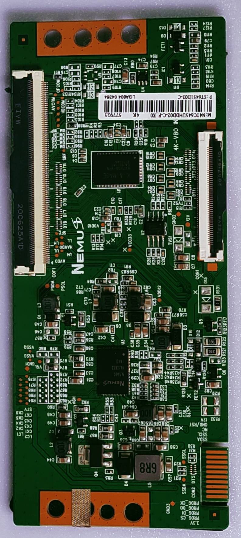 HAIER LE65K6600HQGA LED TV 4K TCON PART NUMBER P.ST6451D02-C image 5