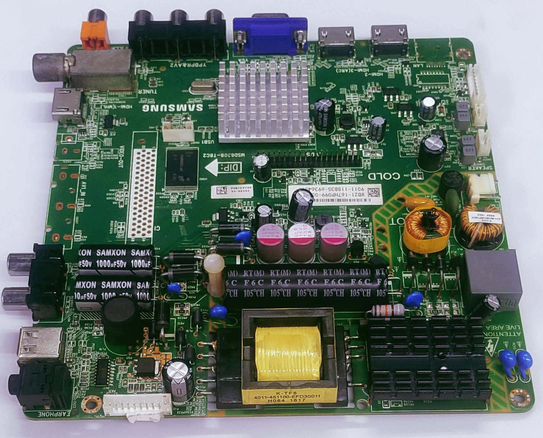 SAMSUNG UA43K5002AKLXL LED TV MOTHER BOARD image 9
