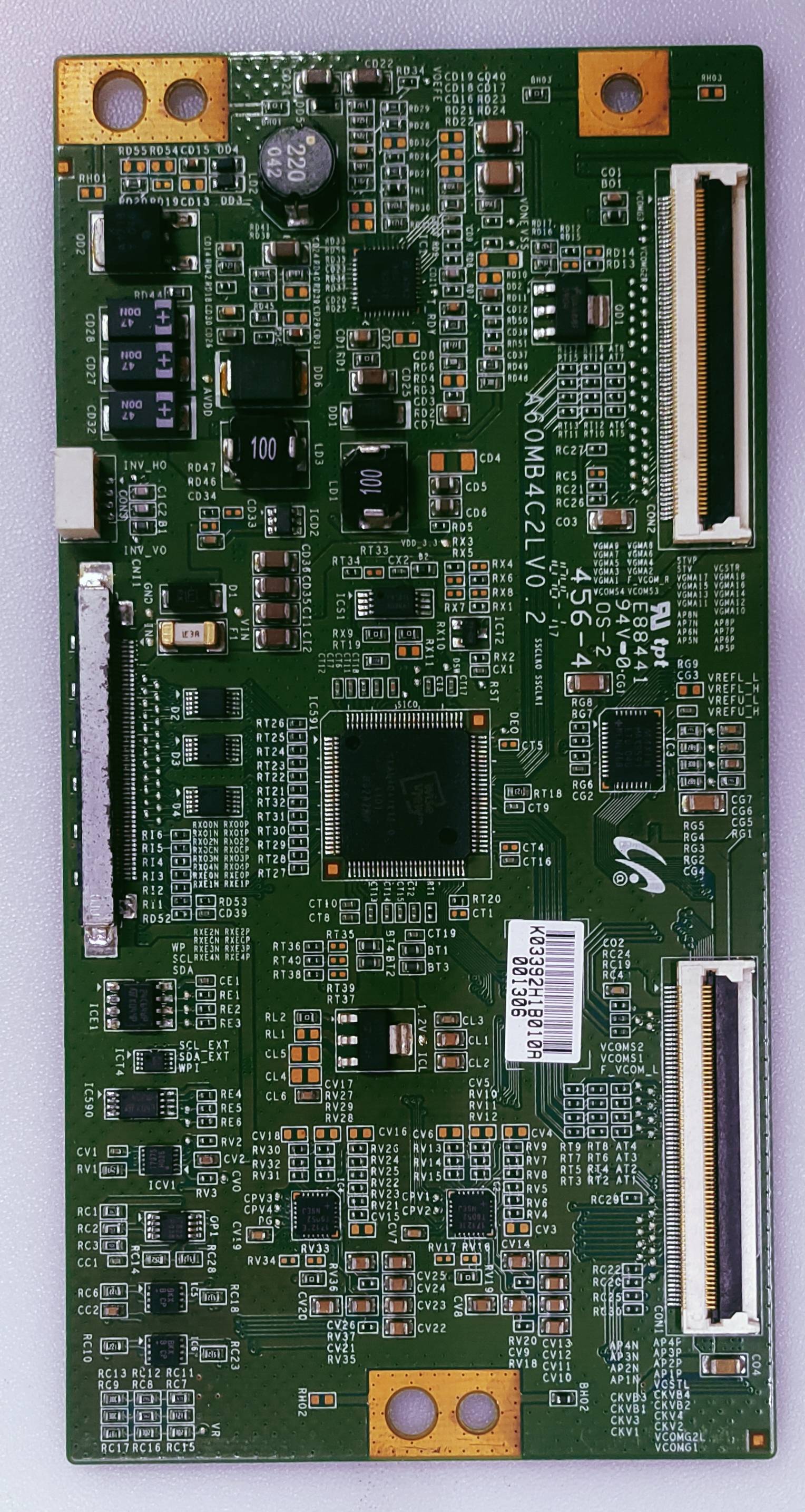 TOSHIBA 40AV700E LED TV FHD TCON PART NUMBER A60MB4C2LV0.2  image 2
