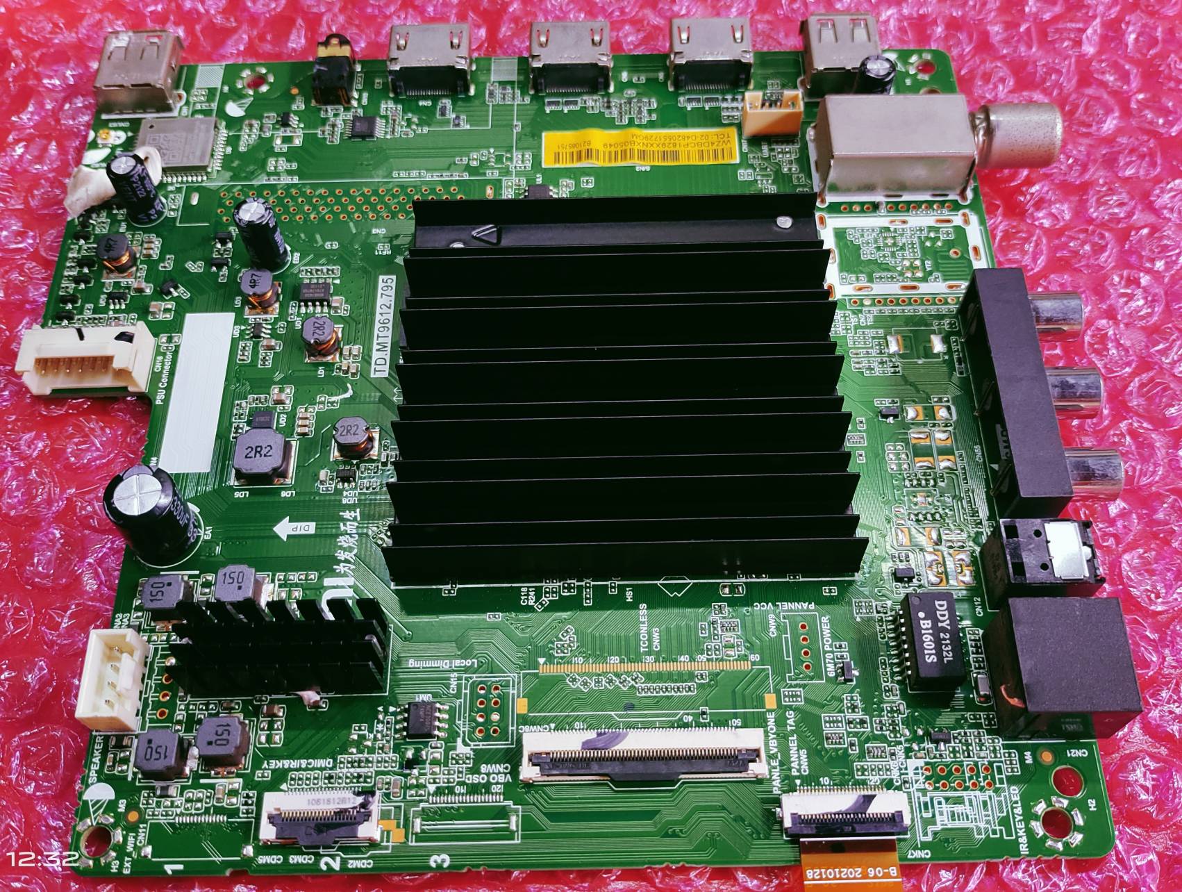 MI REDMI XIAOMI L43M6-ES ANDROID MAIN BOARD, MOTHER BOARD #WB14 image 3