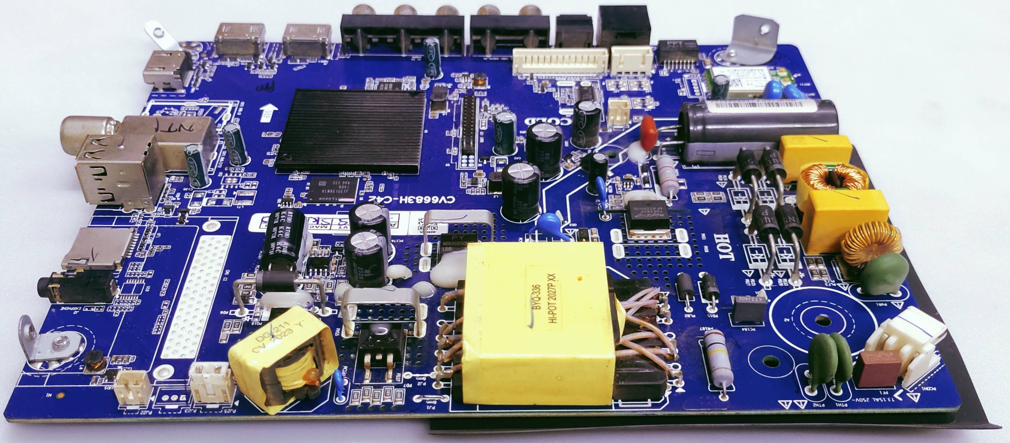 HAIER LE40K6600GA LED TV MOTHER BOARD PART NUMBER CV6683H-C42 image 5