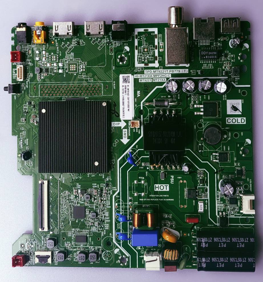 TCL 4K LED TV Android IFF32S53 Mother Board, TCL 4K LED TV Android IFF32S53 Main Board, TCL 4K LED TV Android IFF32S53 Main PCB Board, #wb55 image 2