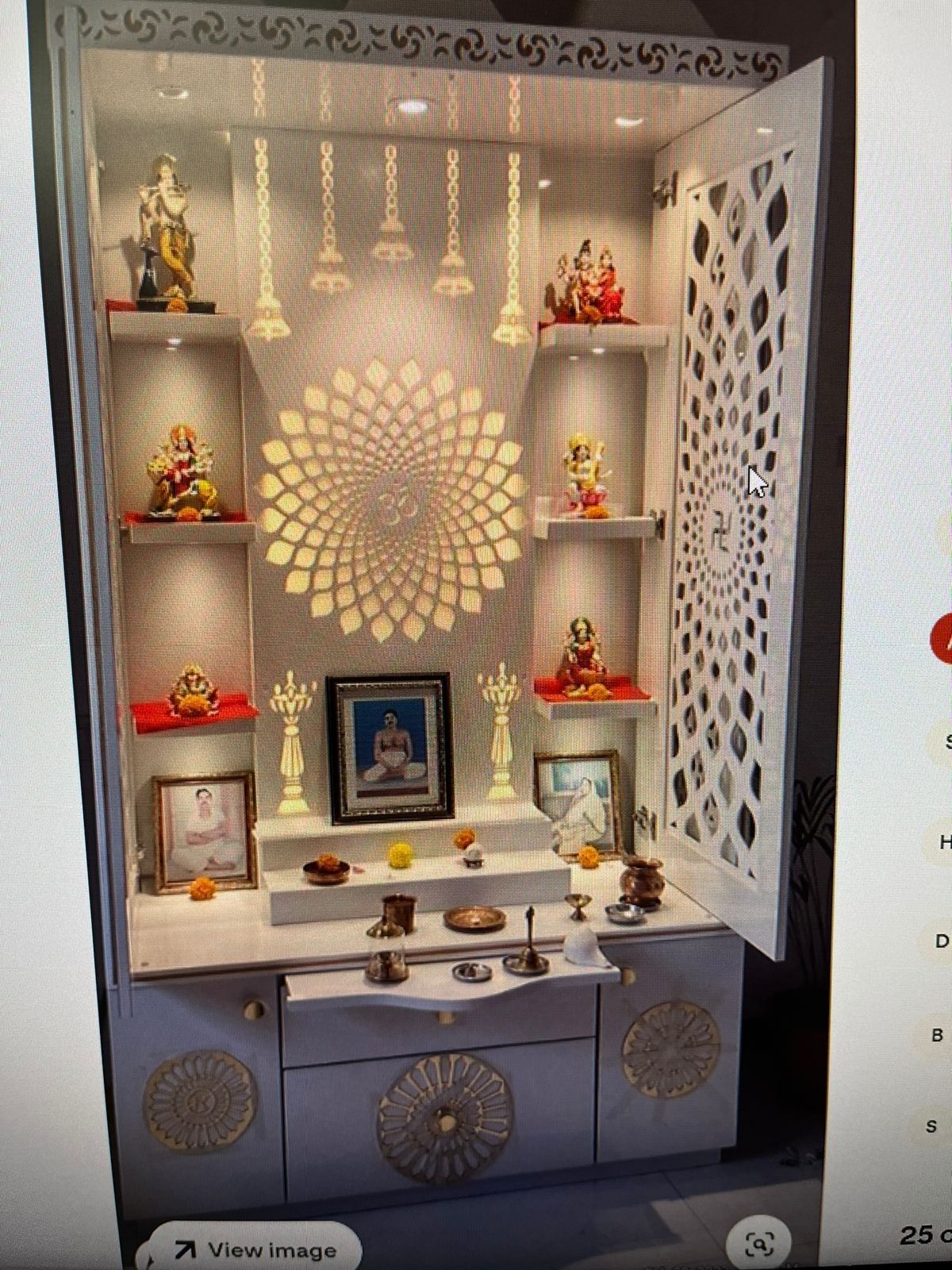 Modern Pooja Room Designs Chennai image 4