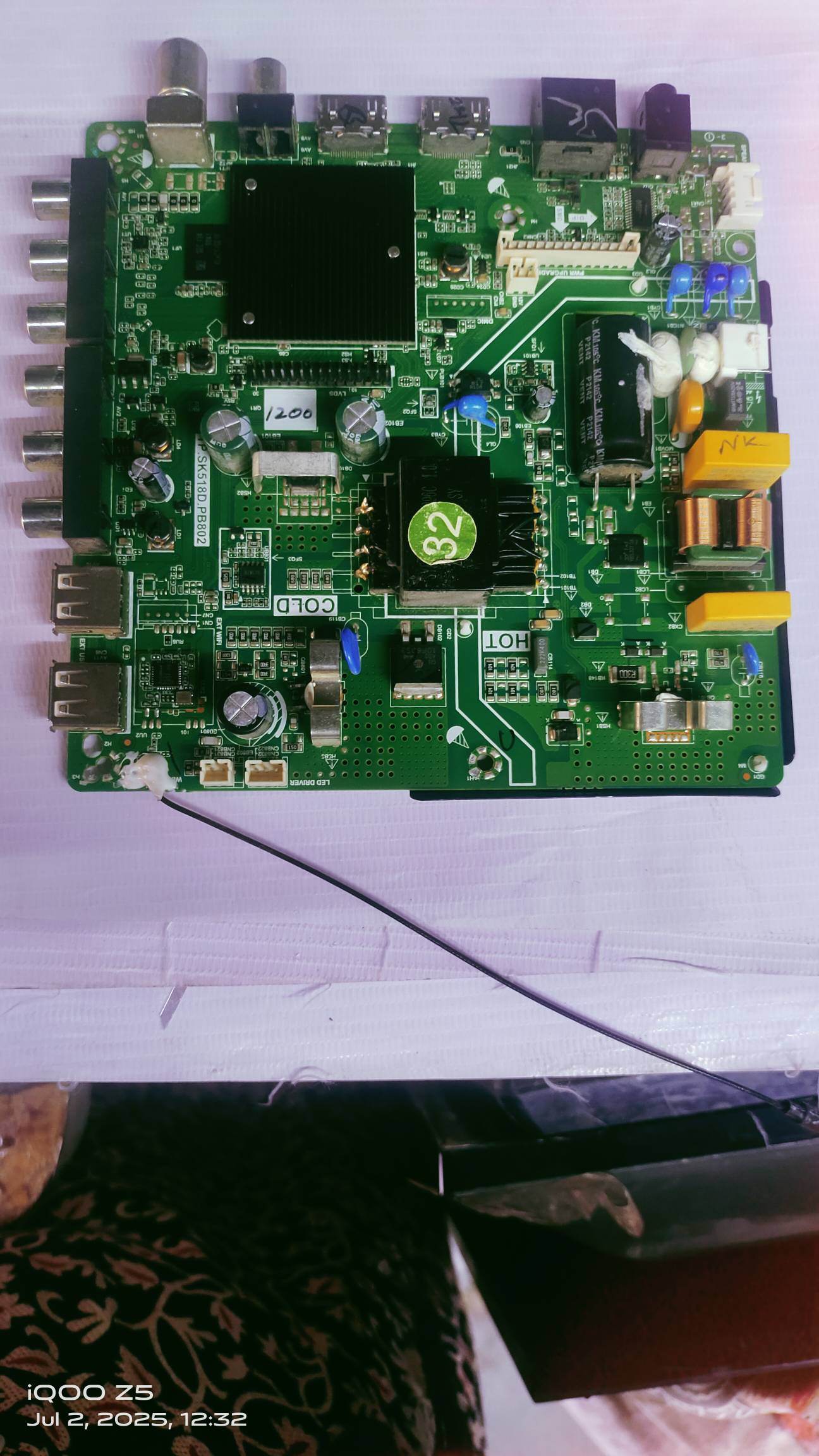 UNIVERSAL LED TP.SK518D.PB802 Main Board #wb 32 image 3