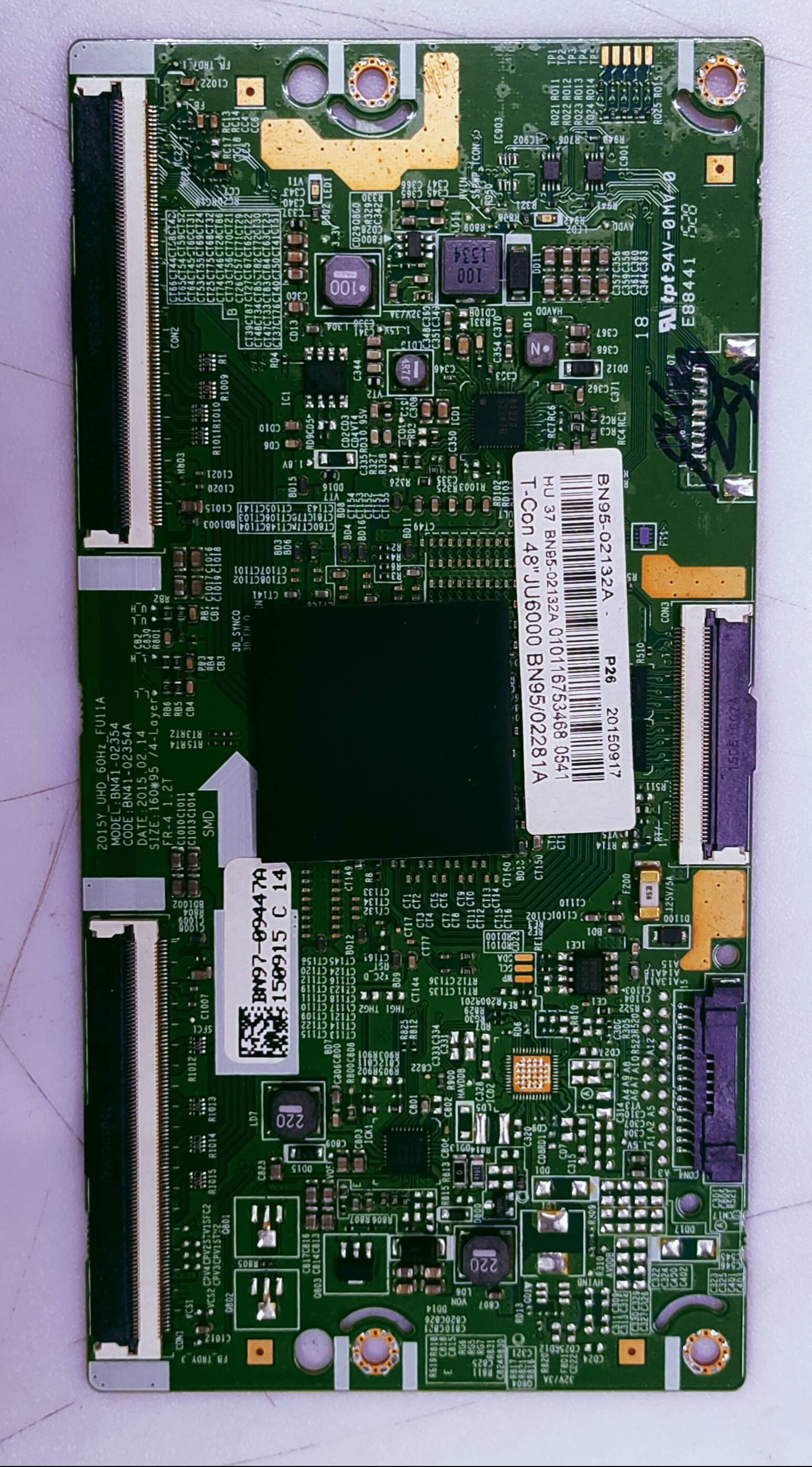 Samsung UA48JU600 T-con Barod Parts No.BN95-02132A image 4