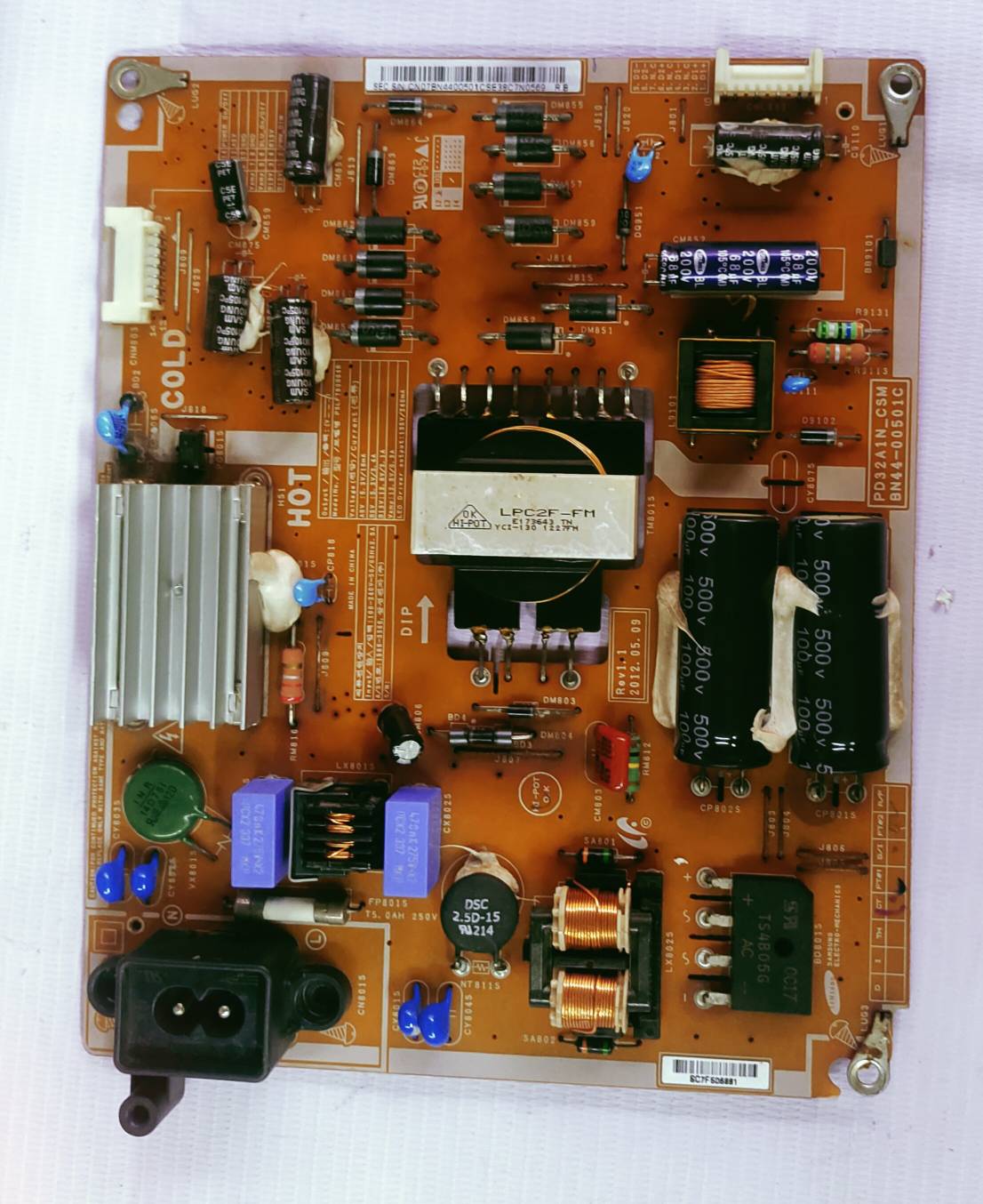 Samsung UA32F4100power Supply Board,Smps Board #Wb20 image 3