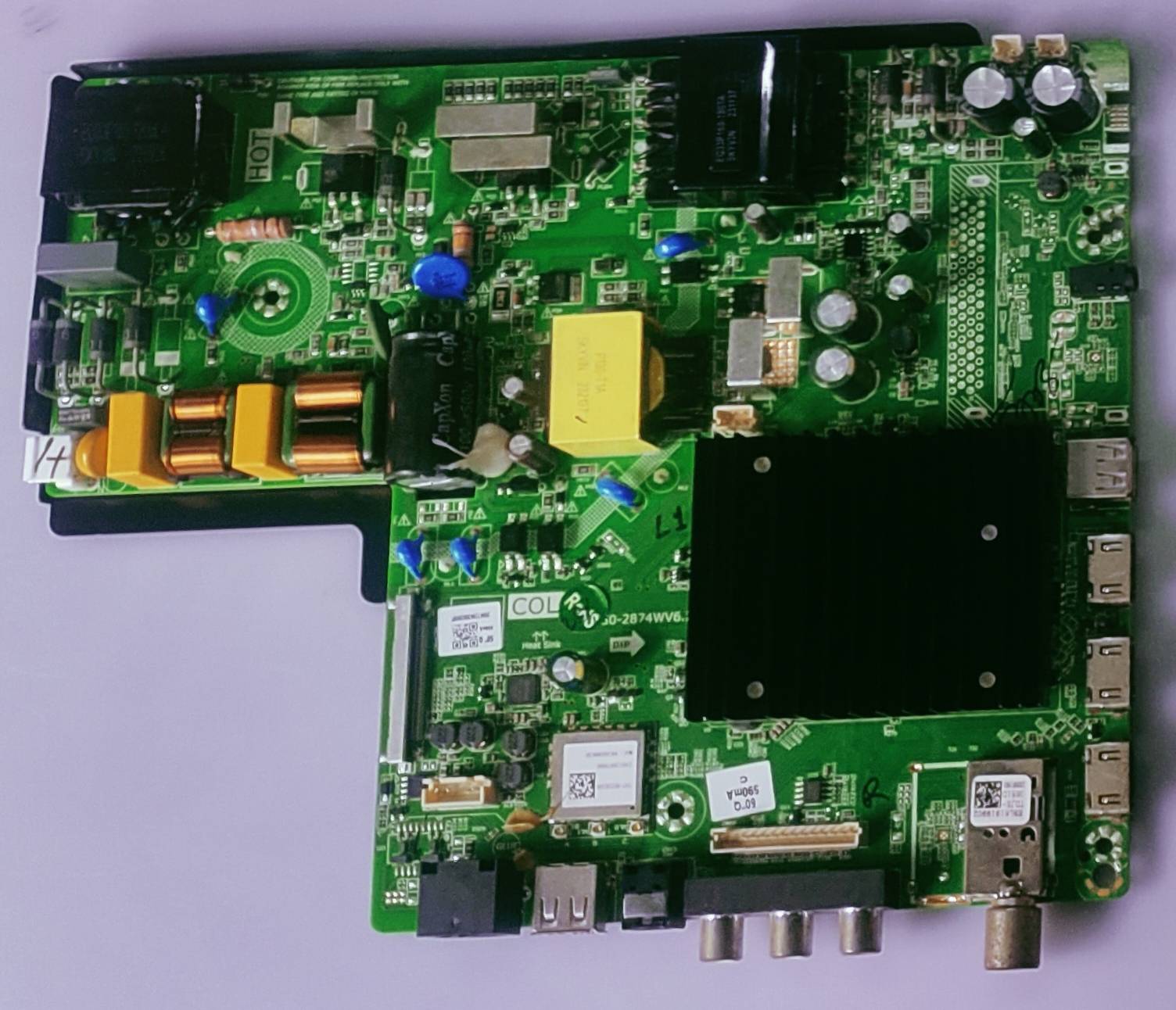 VISE 4K Web OS LED TV Model Number V550QWA2B Mother Board #wb42 image 7