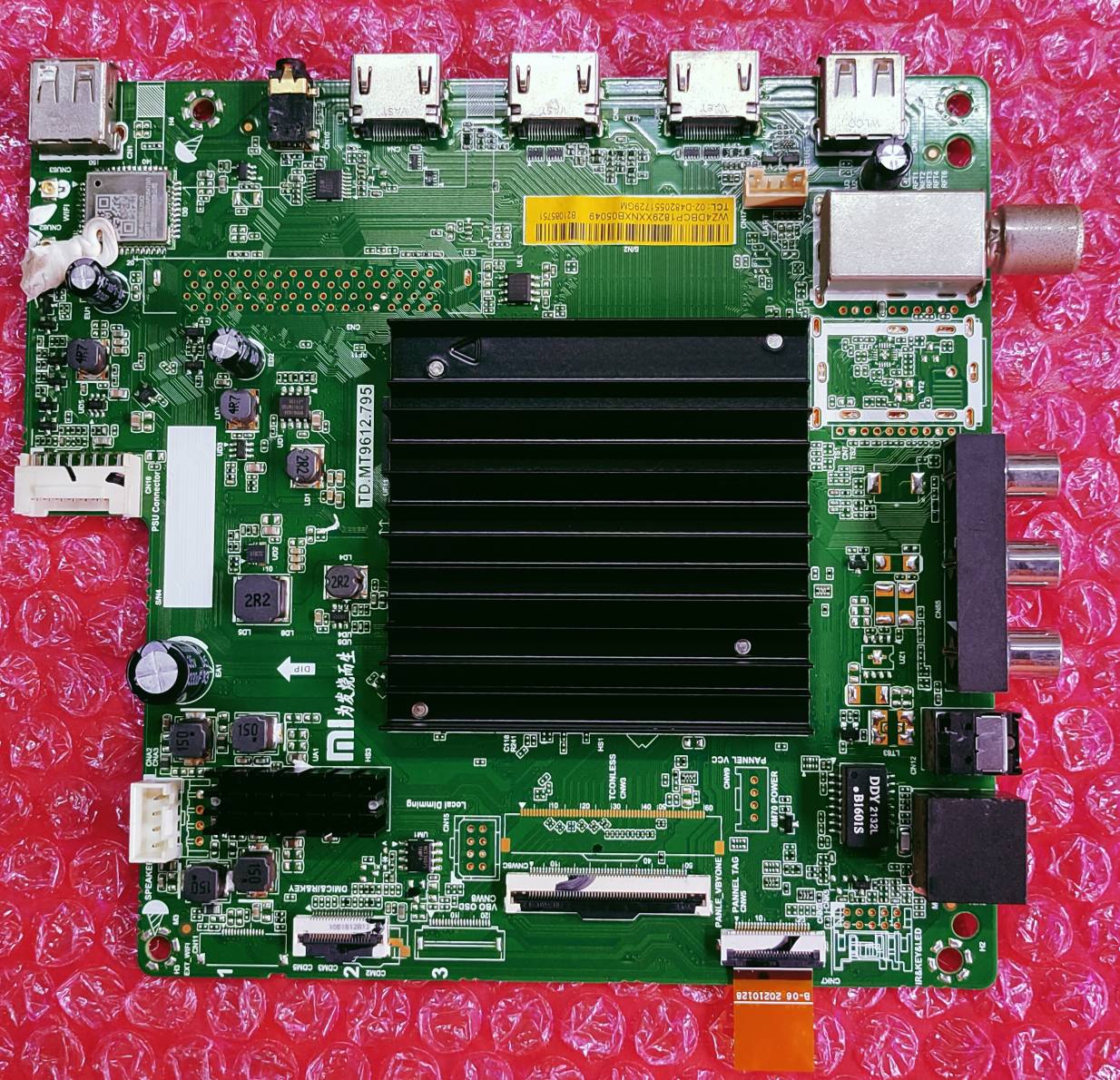 MI REDMI XIAOMI L43M6-ES ANDROID MAIN BOARD, MOTHER BOARD #WB14 image 2