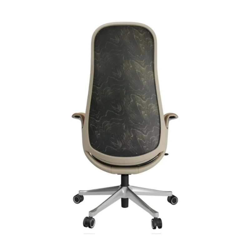 Swan Executive Office Chair | Ergonomic High Back PU Leatheritte Office Chair for Long Sitting image 4