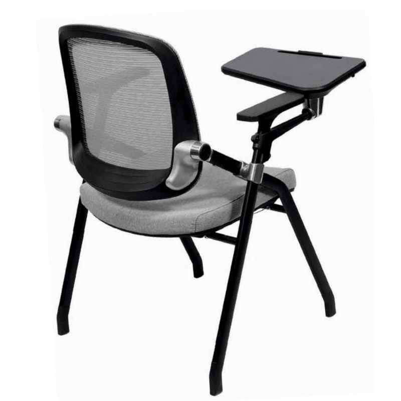 Modern Folding Study Chair with Writing Pad image 2