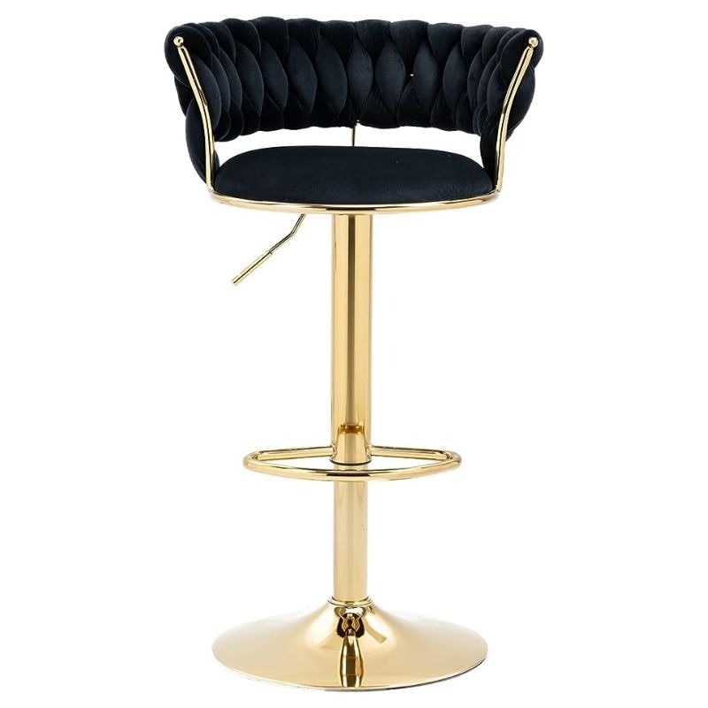 Adjustable Golden Height Bar Stool image 6