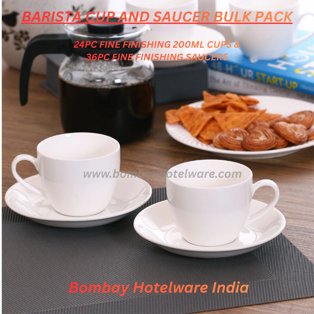 Coffee Cups Bulk Pack - 36pc cup and saucers image 2