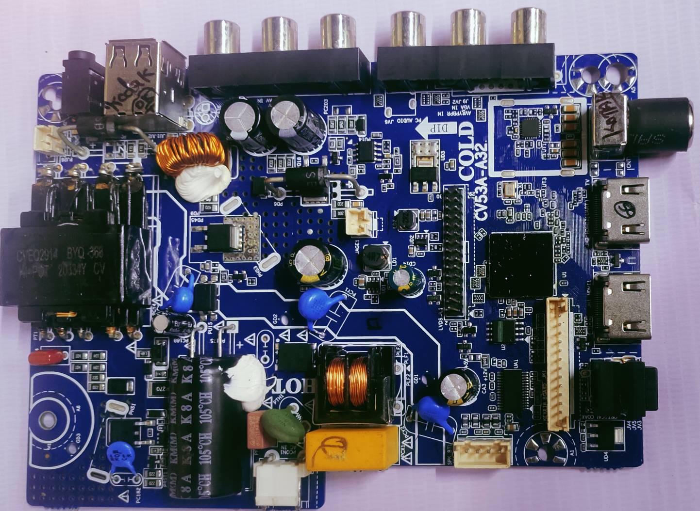 UNIVERSL LED CV53A-A32 MAIN BOARD #wb32  image 3