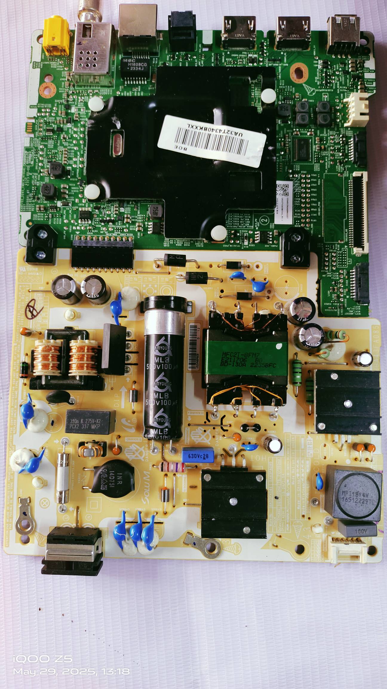 Samsung UA32T4310AKXXL , UA32T4340BKXXL ,UA32T4350BKXXL Android Main, Mother Board #WB03 image 4