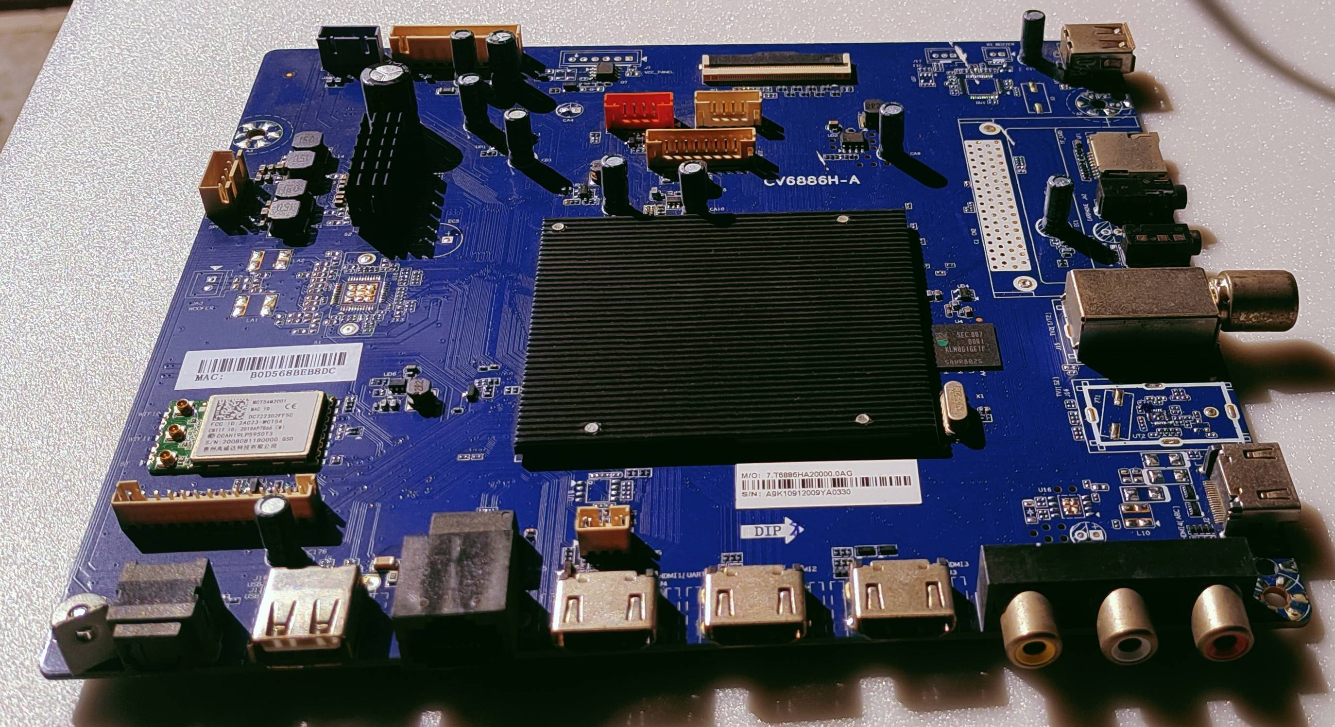 HAIER LE65K6600HQGA 4K LED TV ANDROID MOTHER BOARD image 5
