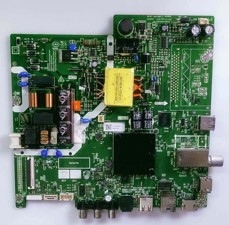 ONEPLUS ONEPLUS4341 LED TV MOTHER BOARD image 6