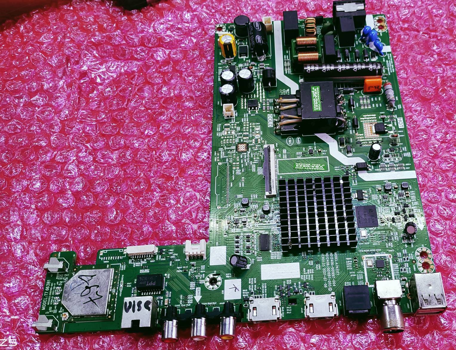 REALME TV 32 RMV2101 ANDROID MAIN BOARD, ANDROID COMBO BOARD, #WB16 image 5