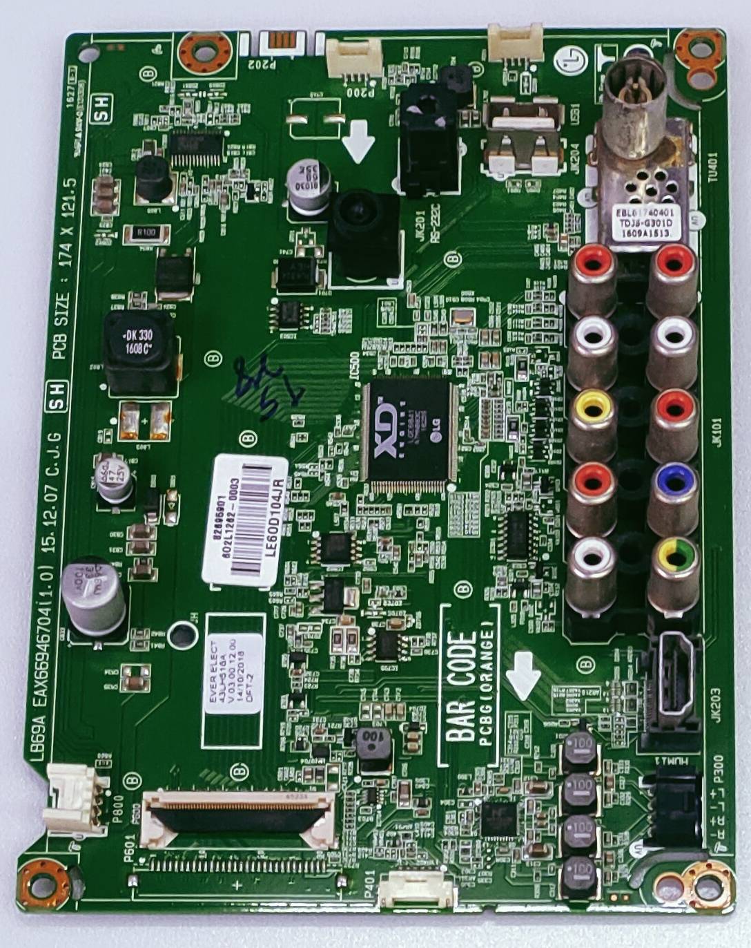 LG 43LH516A-TE LED TV FHD MOTHER BOARD  image 2