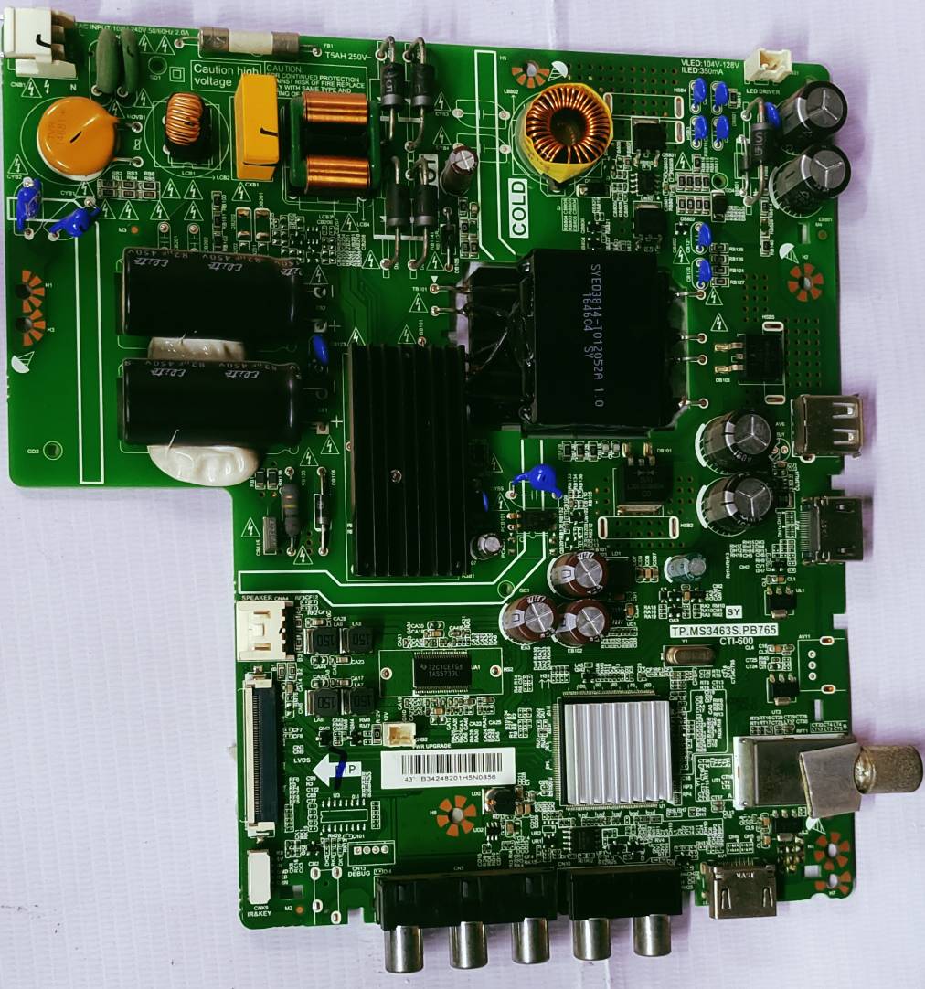 LG 43LJ500T  MOTHER BOARD, #wb35 image 2