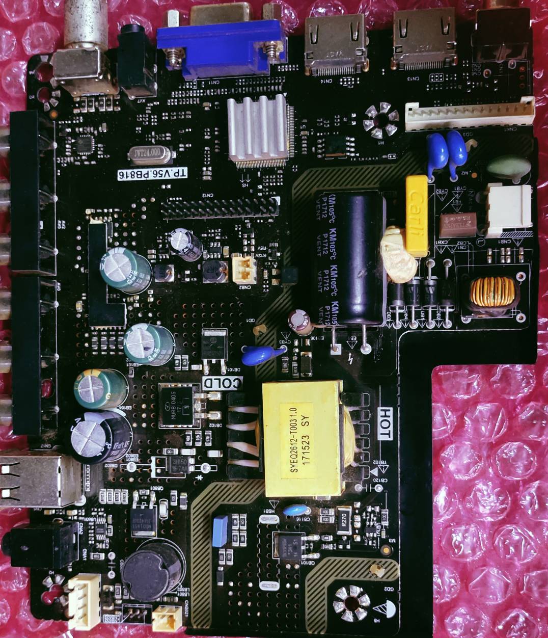 UNIVERSAL LED TP.V56PB816 Main Board#wb32 image 4