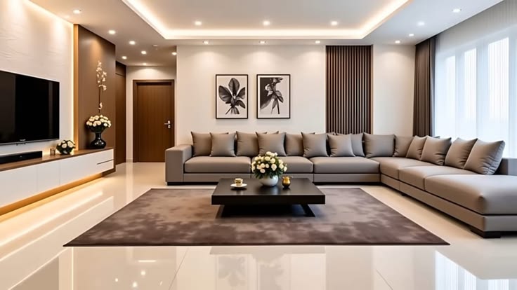 Living Room Interior Design Chennai Experts image 3