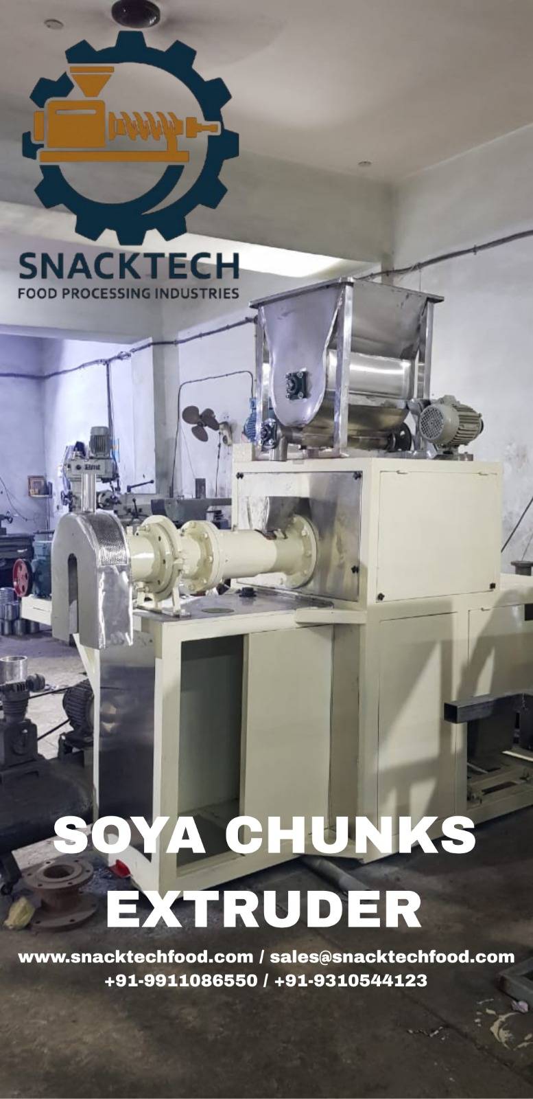 Soya Chunks Extruder Machine image 2