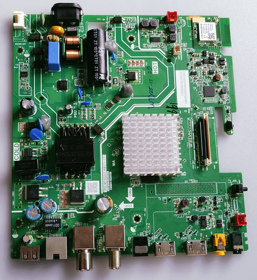 TCL/Iffalcon Google LED TV 32V5C New Motherboard, Main Board, Combo Board TPD.MT9221T.PB771(T) image 5