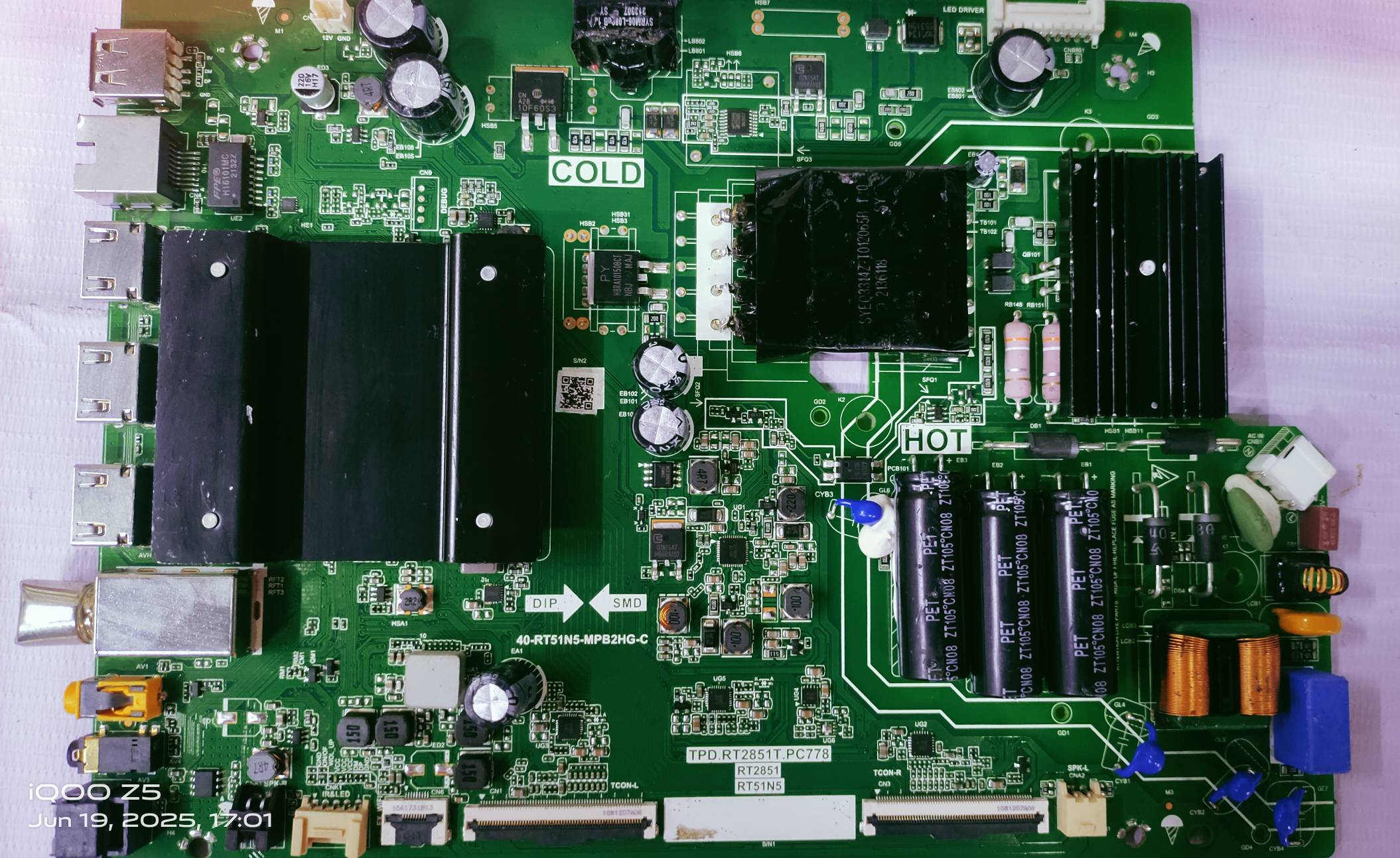 TCL/IFFALCON 4k Board, Android Main Board, Mother Board #Wb23 image 5