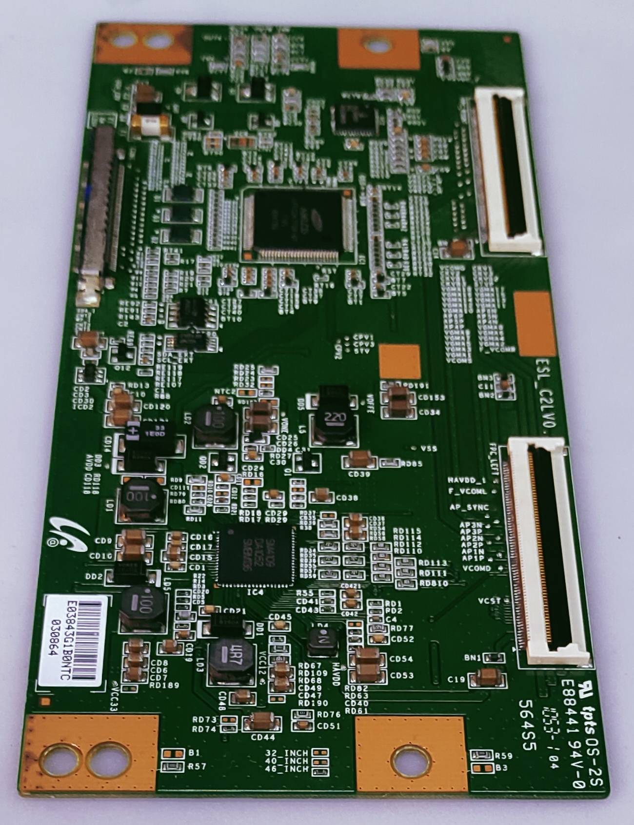 SONY 46EX520 LED TV FHD TCON PART NUMBER ESL_C2LV0.5 image 5