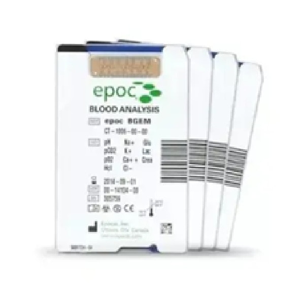 Siemens Epoc BGEM Test Cards, For Epoc Portable Blood Gas Analyzer, Pack Of 25 Cards image 2