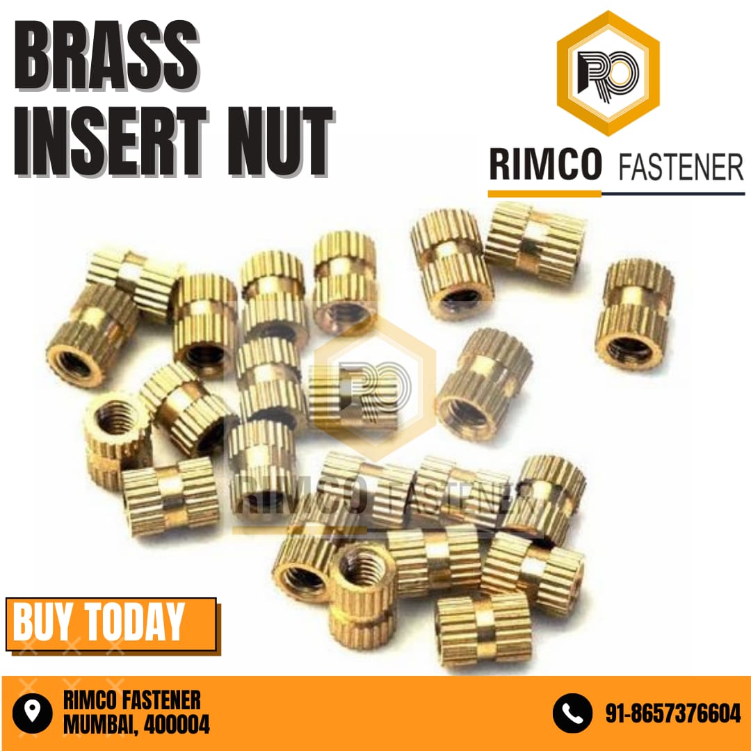 BRASS MOULDING INSERT NUT M3 X 0.50 PITCH X 12MM LONG image 6