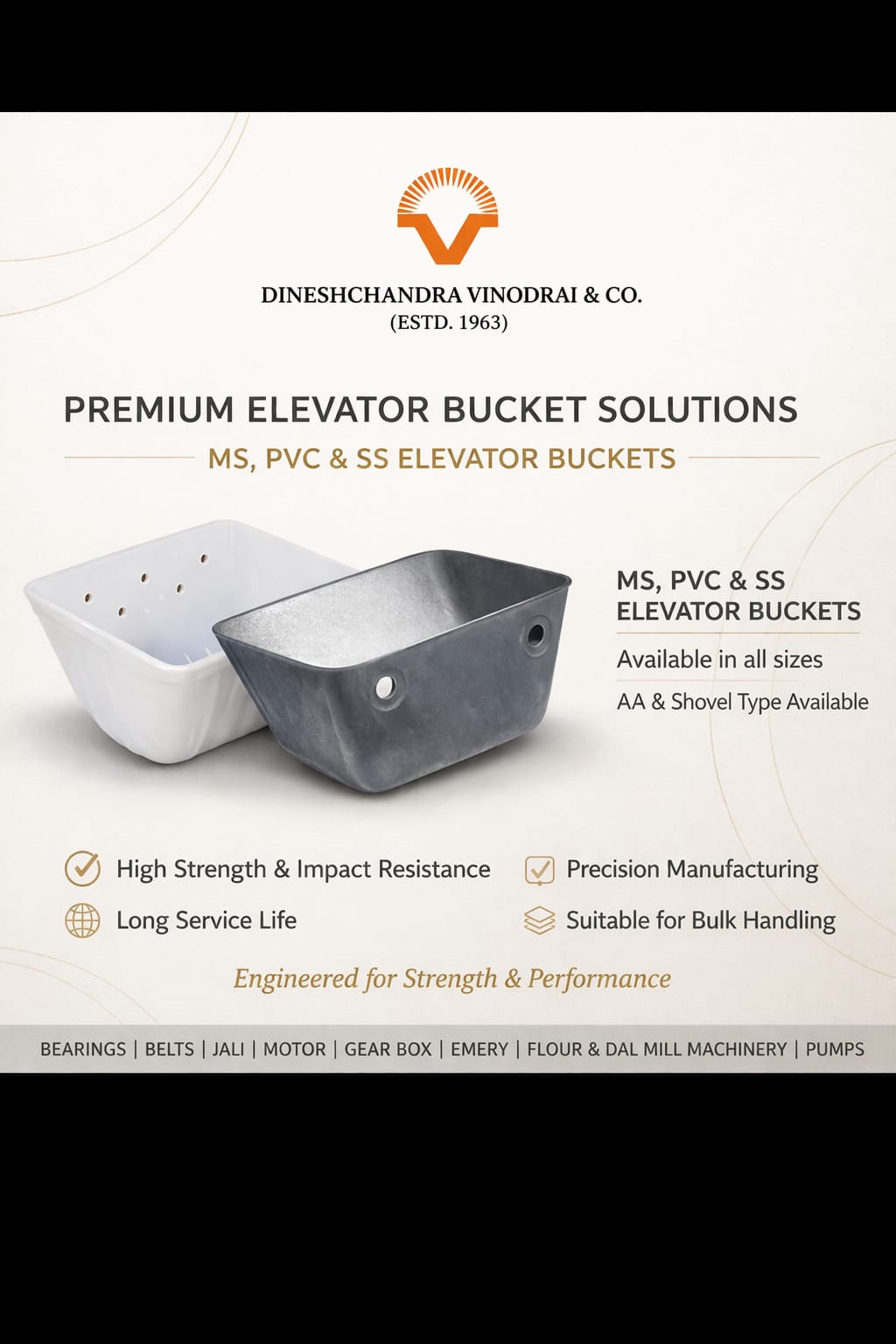 Elevator Bucket Mild Steel image 2