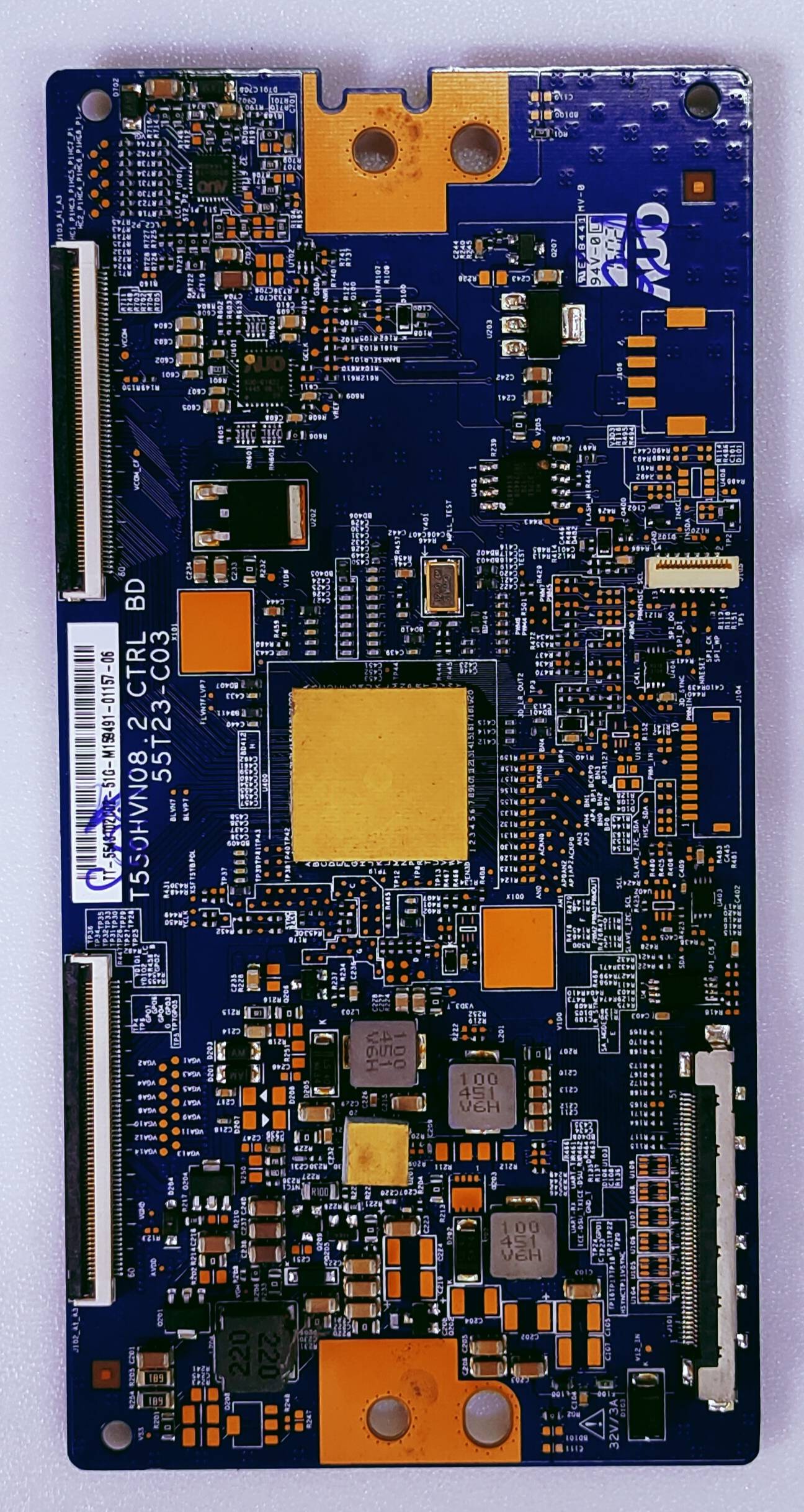 Sony 43W950D, T550HVN08.2 CTRL BD/55T23-C03 Tcon Part No.TT- 5543T02 C02 image 2