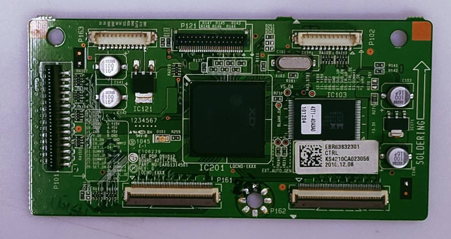 LG Plazma 42PJ560R Logic Baord Part No. EBR 63632301 Ctrl image 6