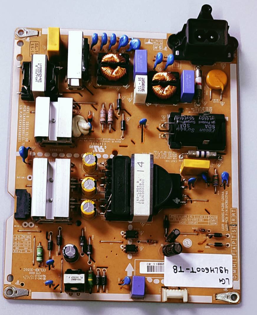 LG LED TV 49LH600-TB Power Supply Board, LG LED TV 49LH600-TB Smps Board, LG LED TV 49LH600-TB Power Supply PCB Board, #wb47 image 5
