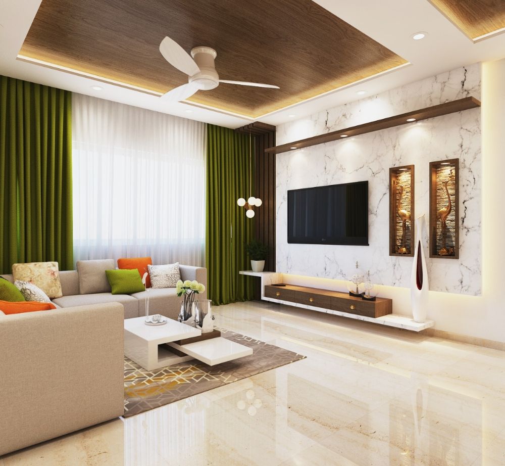 Chennai Living Room Interior Design | From Budget to Luxury image 3