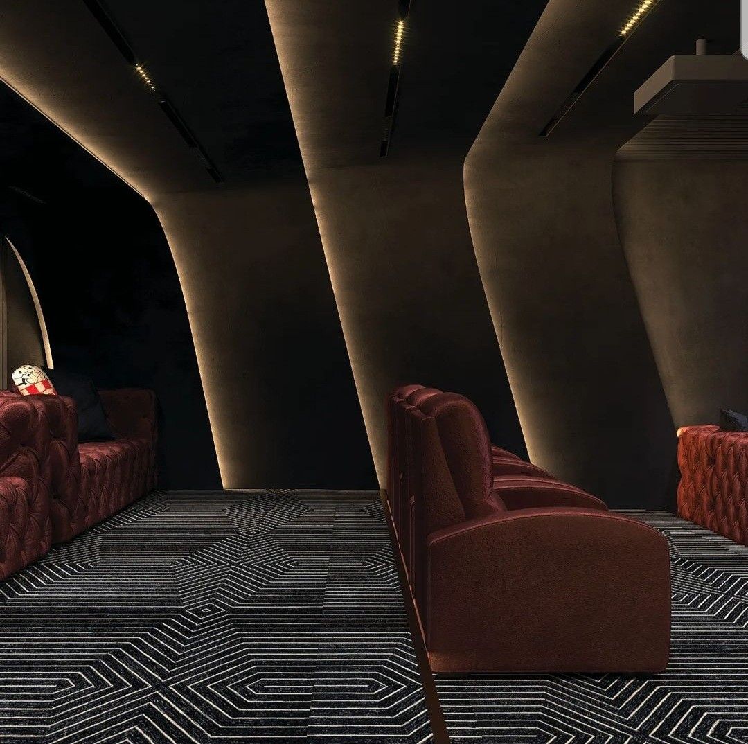 Premium Home Theatre Interiors with Acoustic Treatment image 5