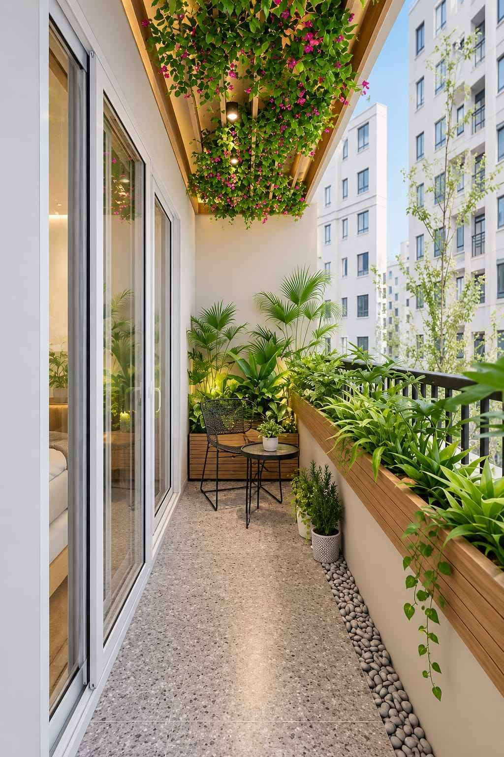 Terracotta Garden Balcony with Vertical Greenery | Chengalpattu image 3