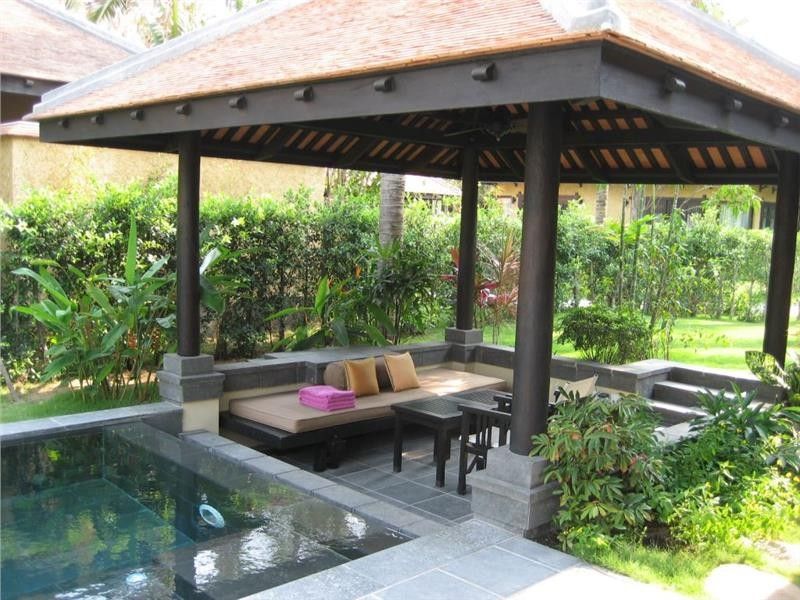 Modern Outdoor Shade Gazebo Installation in Chennai image 5