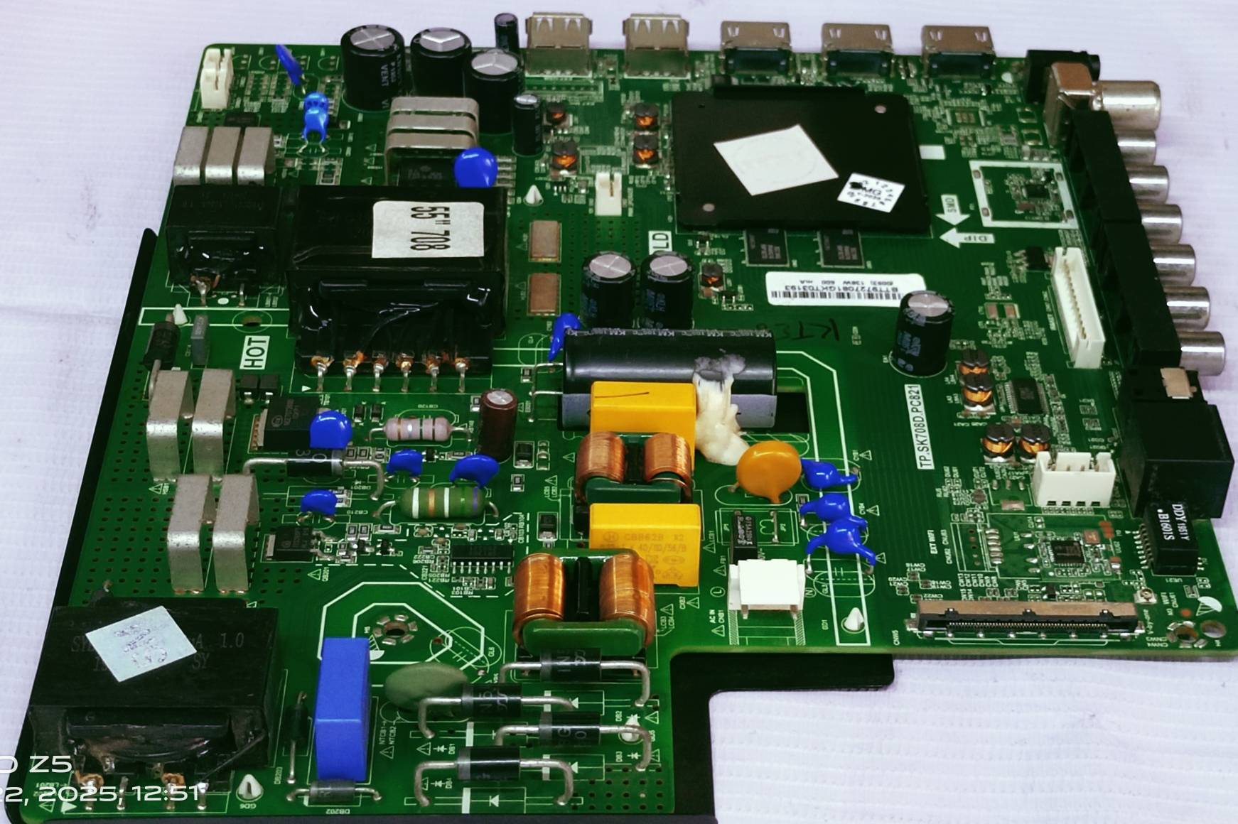 AKAI AKLT55U-D559M Android Main Board, Mother Board, #wb22 image 5