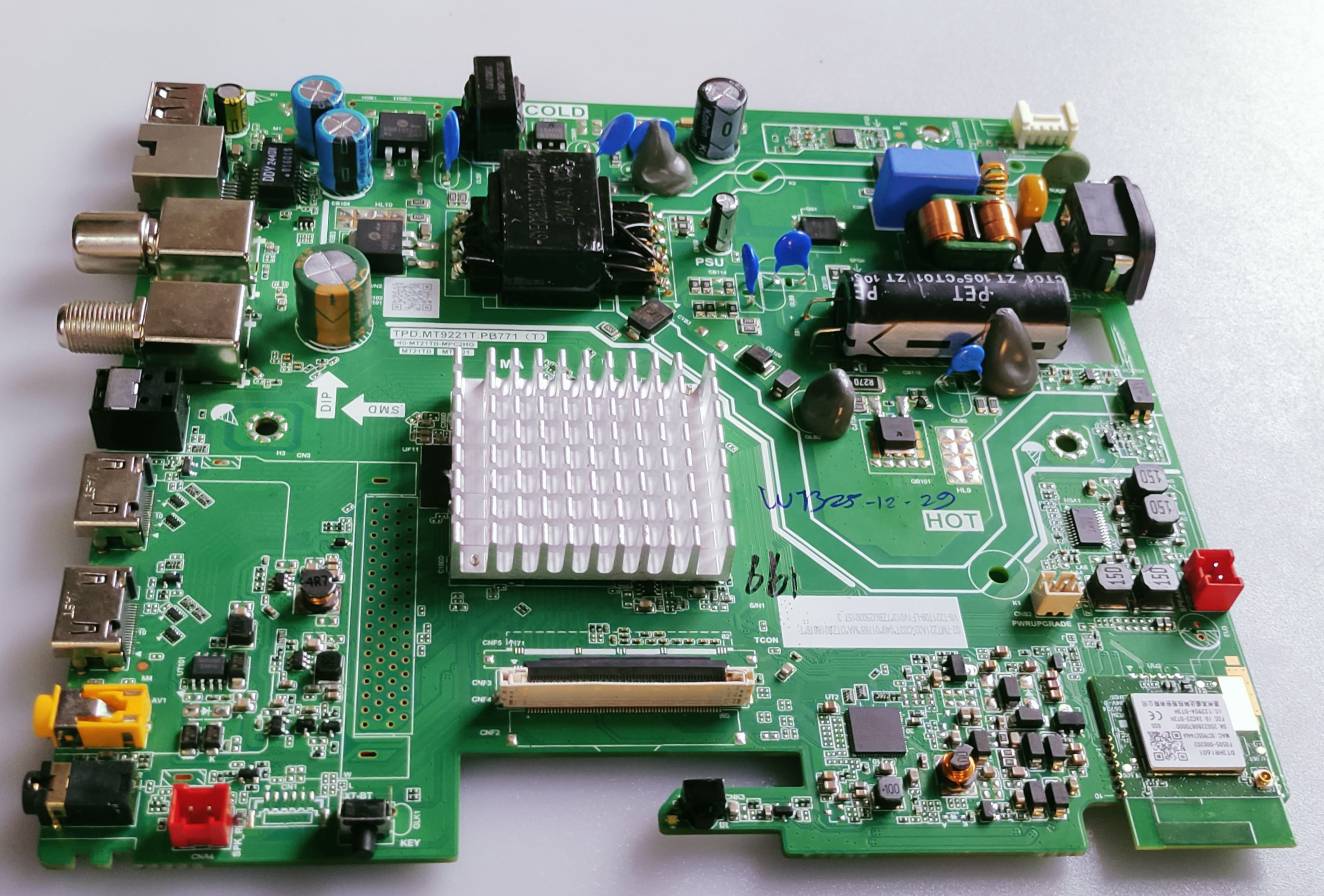TCL/Iffalcon Google LED TV 32V5C New Motherboard, Main Board, Combo Board TPD.MT9221T.PB771(T) image 3