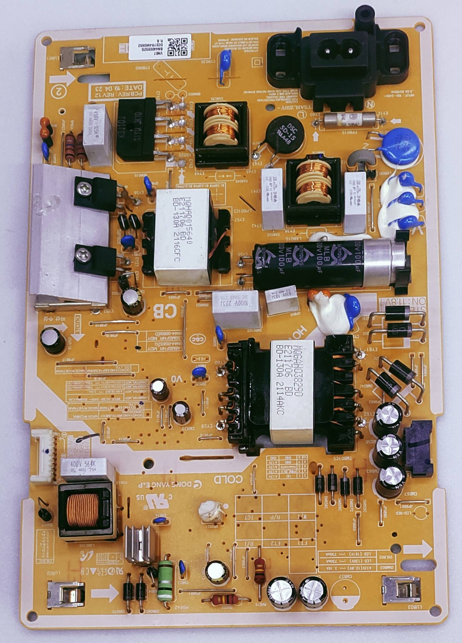 SAMSUNG LED TV UA43TE50AAKXXL POWER SUPPLY BOARD  image 4