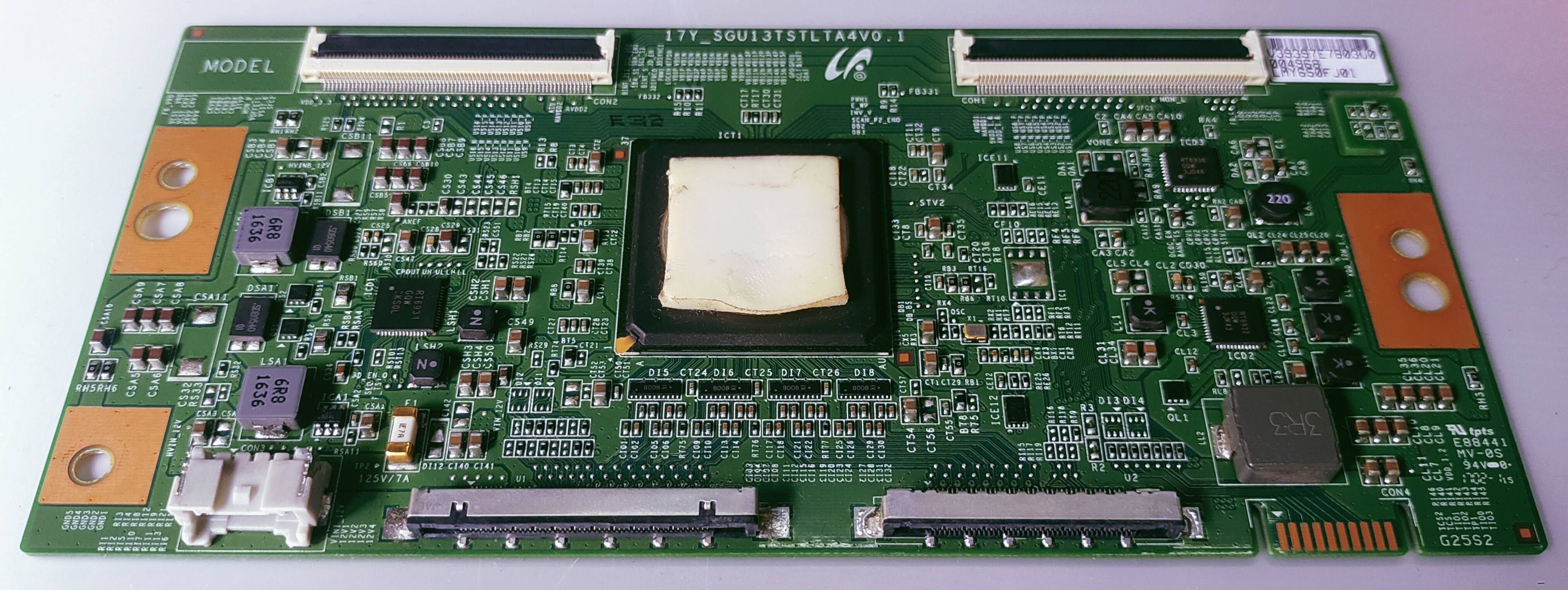 SONY 65X9300E 4k LED TV TCON PART NUMBER.17Y_SGU13TSTLTA4VO.1 image 2