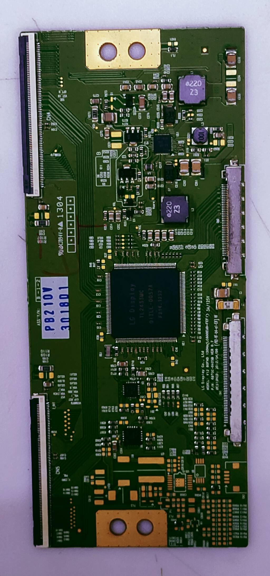 LG T-con VIZ SOTHO 120 (LC800ELD-FE)
Part No.6871L-3018A image 3