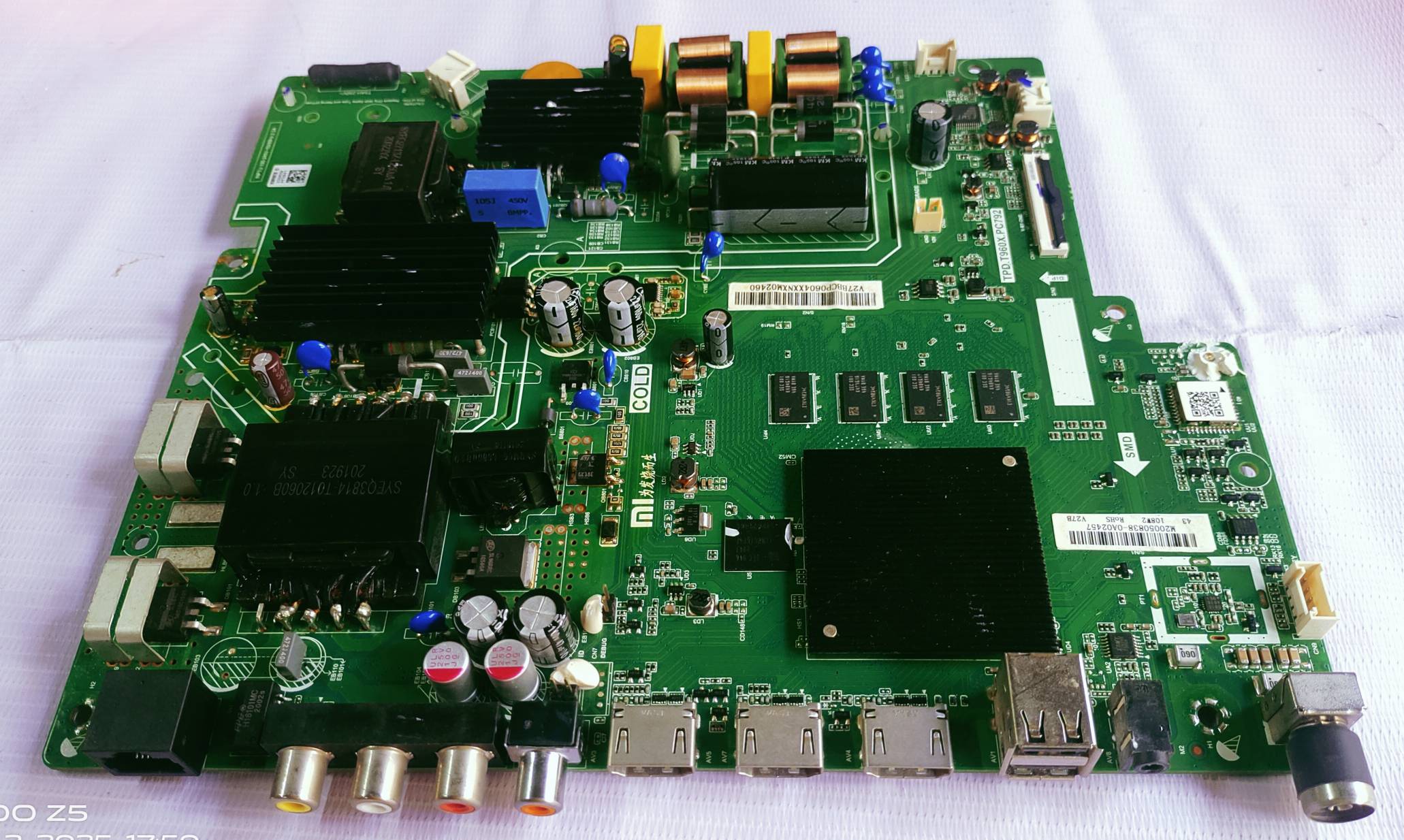 MI REDMI XIAOMI L43M4-4AIN ANDROID MAIN BOARD, ANDROID MOTHER BOARD, ANDROID COMBO BOARD, #WB12 image 2
