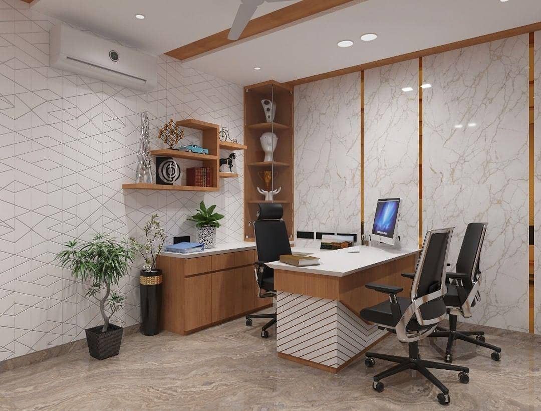 Office Wall Panel Interior Design Chennai image 3